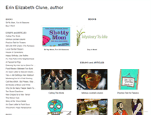 Tablet Screenshot of erinclune.com